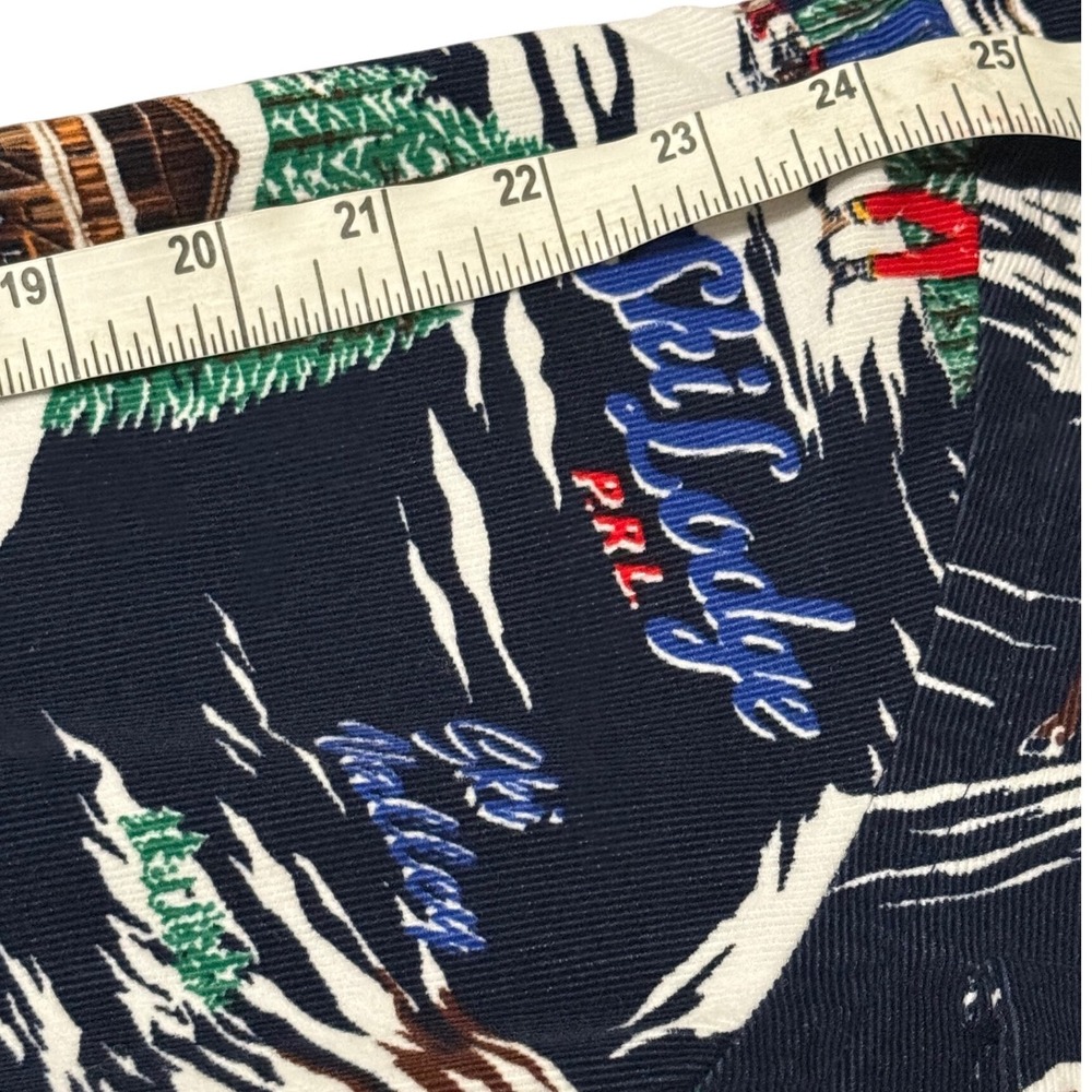 Polo Ralph Lauren‎ Mens Classic Fit Corduroy Navy Winter Holiday Shirt Size S - Picture 7 of 8